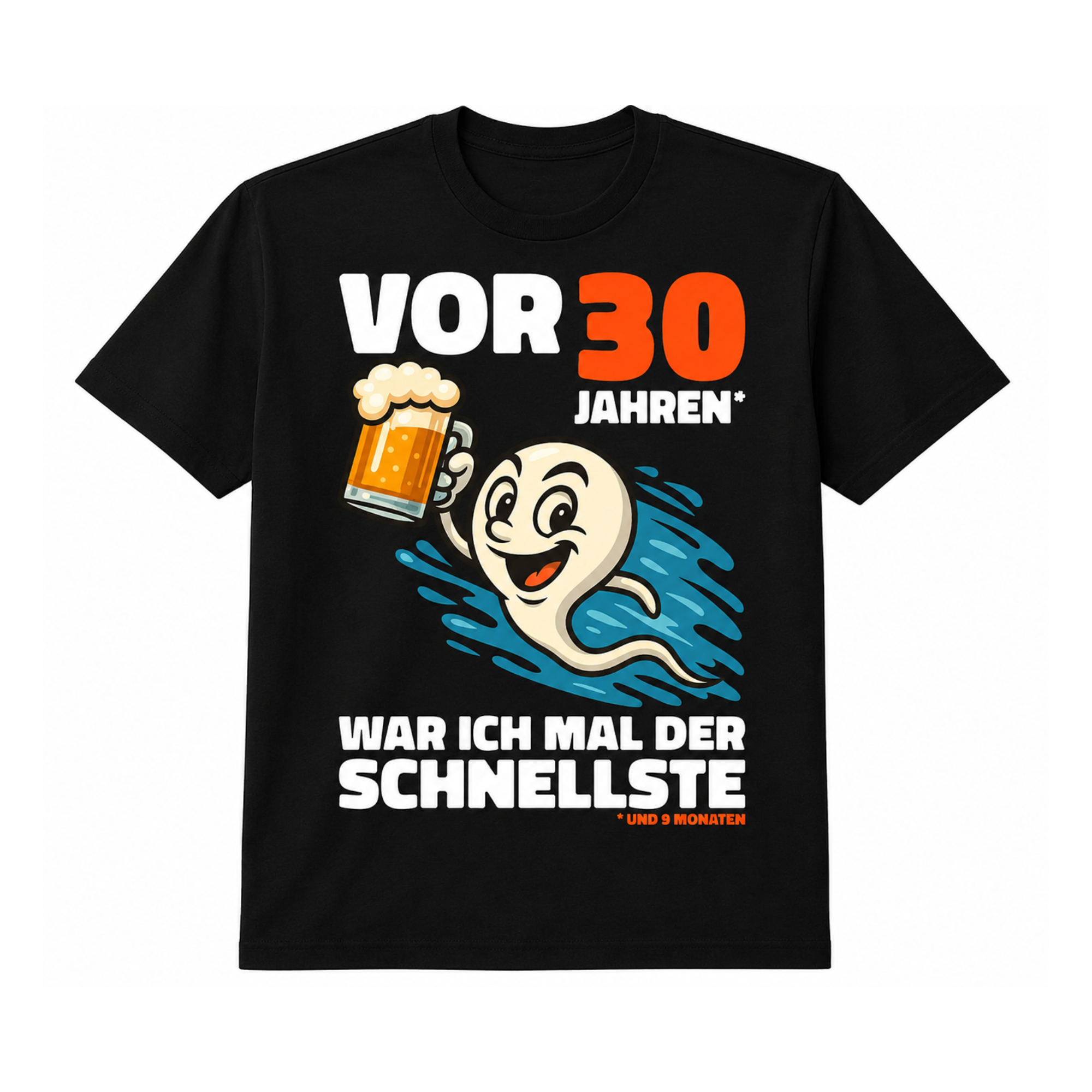 Vor 30 Jahren war ich mal der Schnellste Shirt | Lustiges 30. Geburtstag T-Shirt