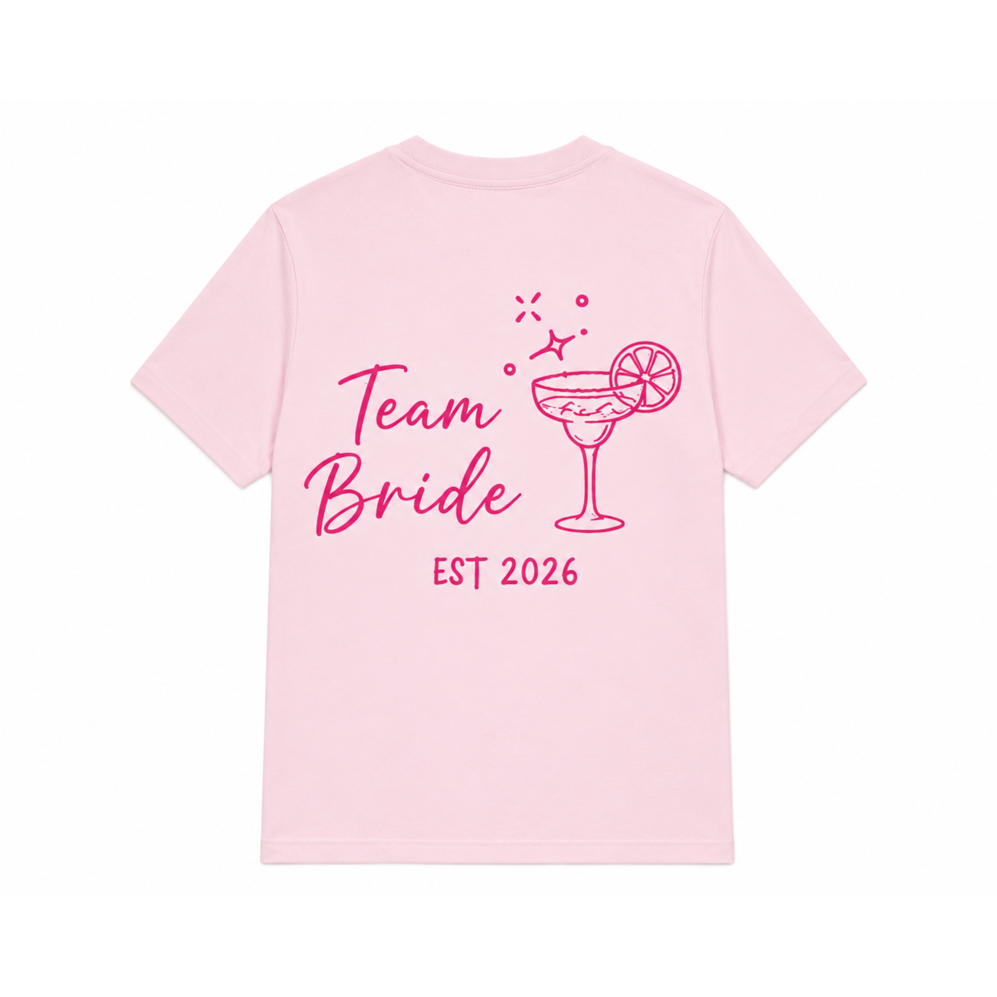 JGA Shirt Set Bride & Team Bride | Personalisierbar mit Namen | Junggesellenabschied 2026