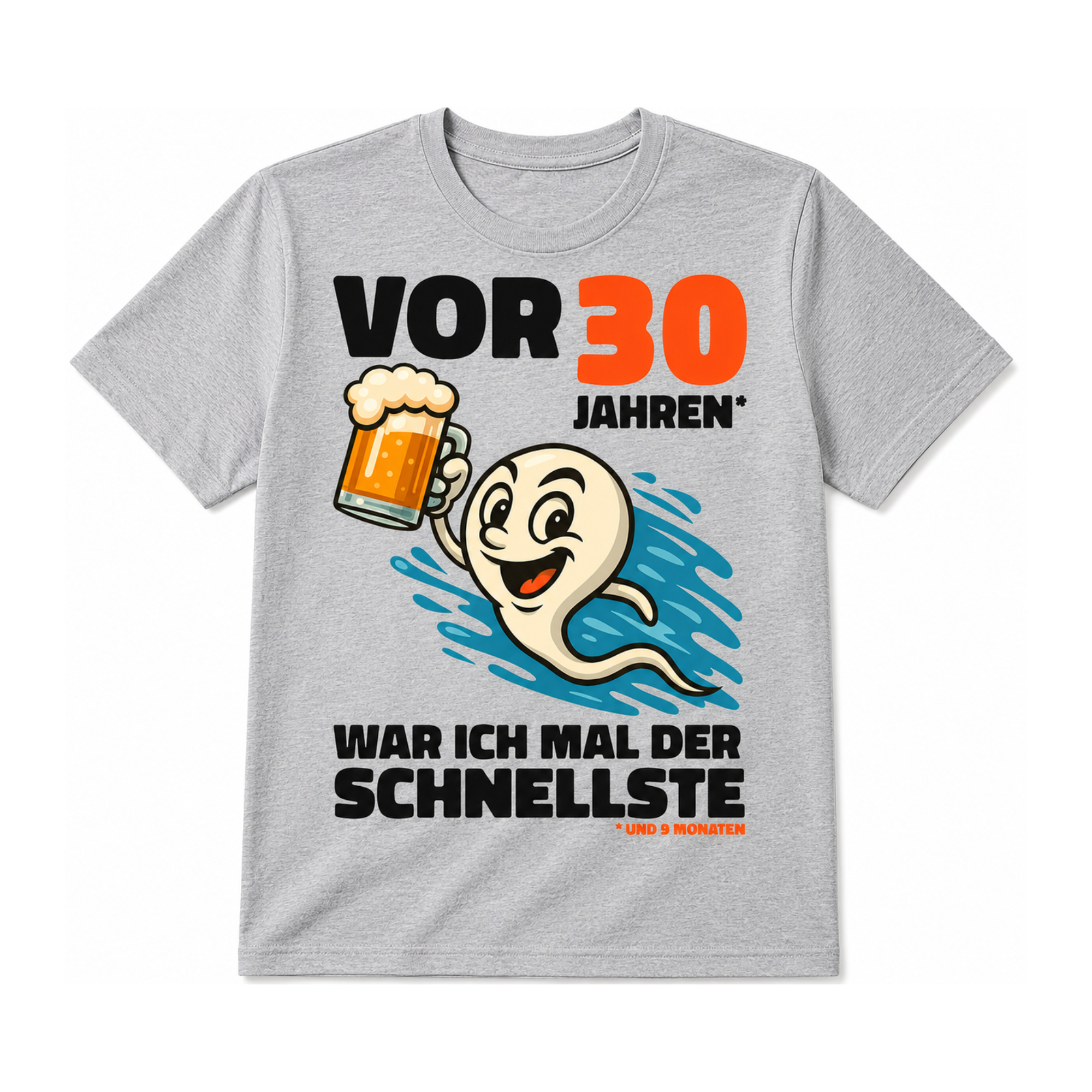 Vor 30 Jahren war ich mal der Schnellste Shirt | Lustiges 30. Geburtstag T-Shirt