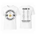 Personalisiertes Grundschule Abschieds T-Shirt – Klassen T-Shirt mit Wunschname