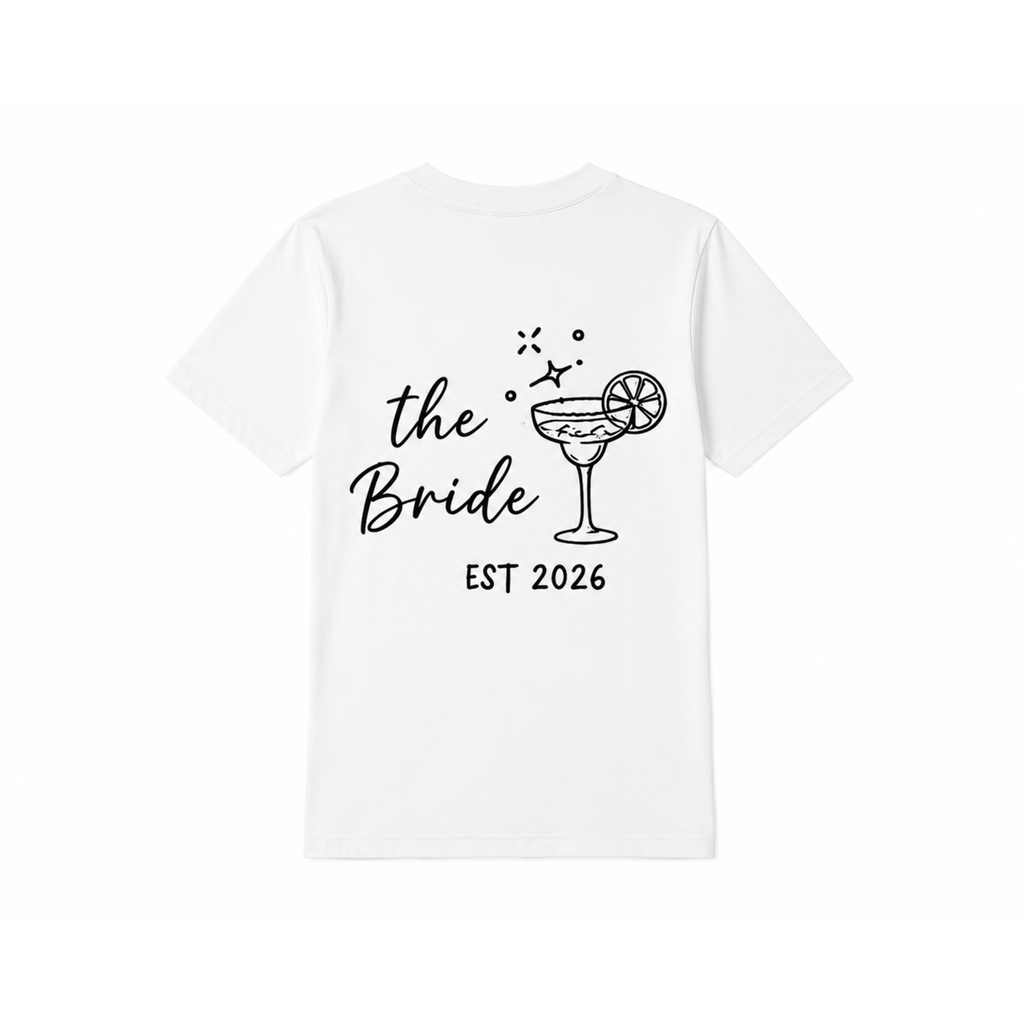 JGA Shirt Set Bride & Team Bride | Personalisierbar mit Namen | Junggesellenabschied 2026