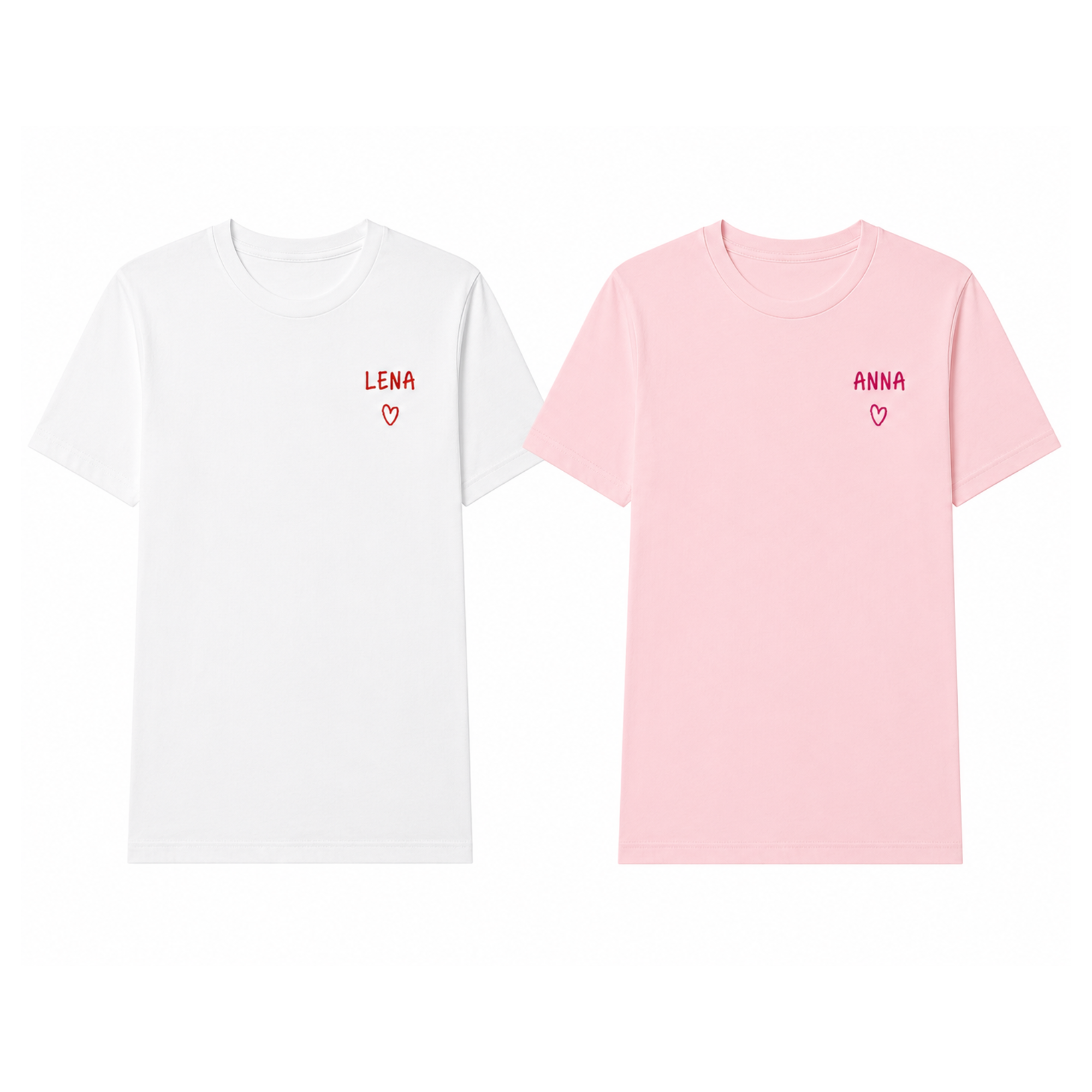 JGA Shirt Set Bride & Team Bride | Personalisierbar mit Namen | Junggesellenabschied 2026