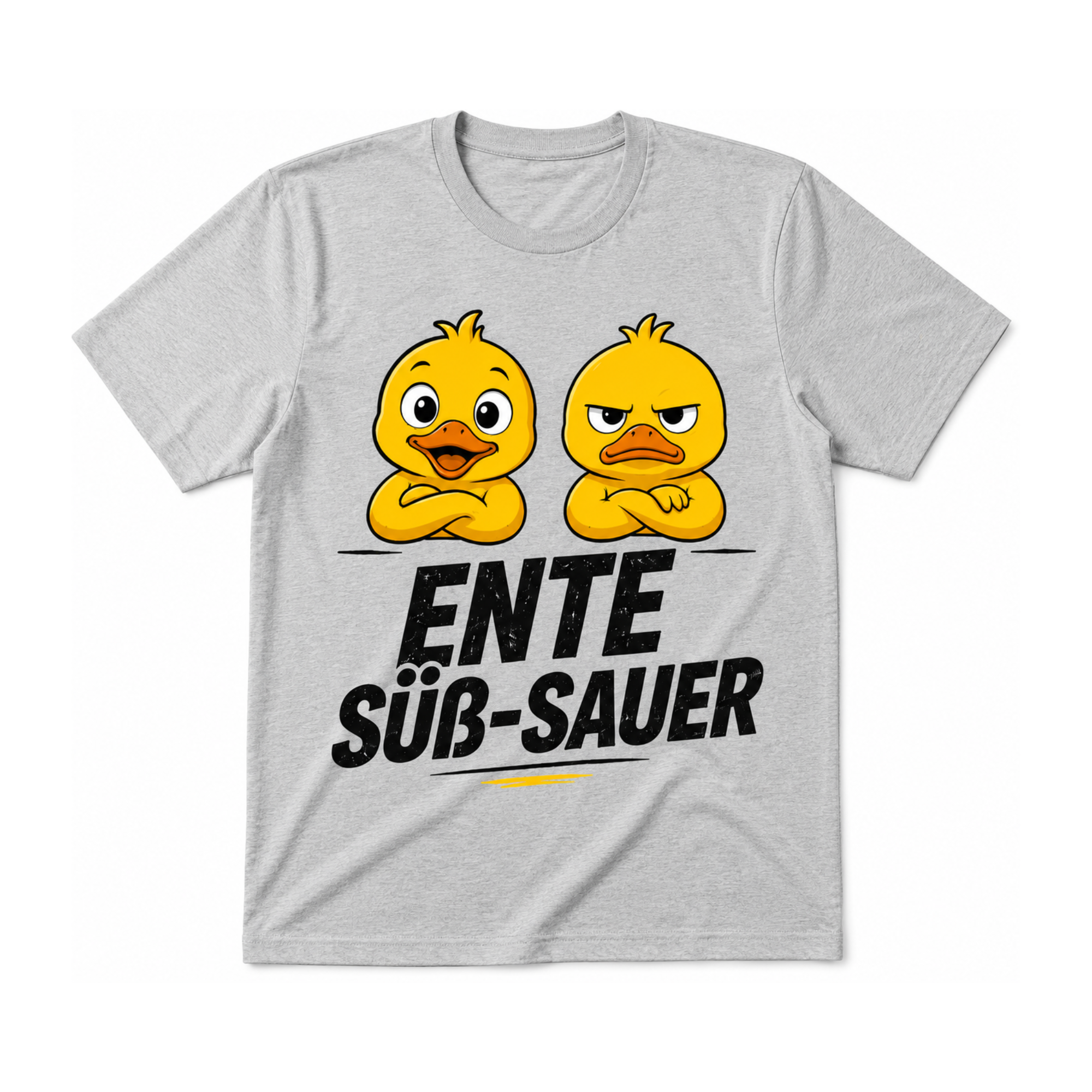 ENTE SÜß-SAUER | Lustiges Wortspiel T-Shirt mit Enten-Motiv