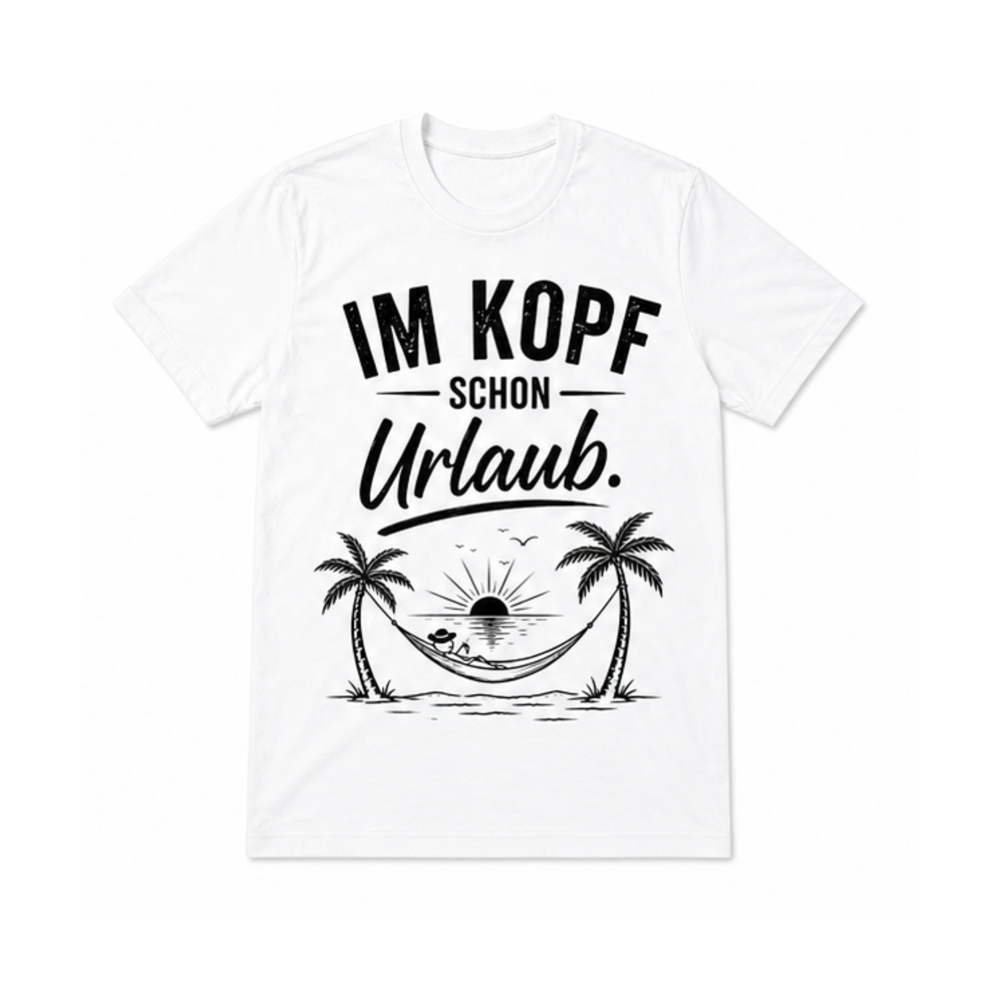Im Kopf schon Urlaub | Urlaub Sprüche Shirt
