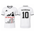 JGA Trikot – Er heiratet, wir finden das ist eine tolle Nachricht | Personalisierbar