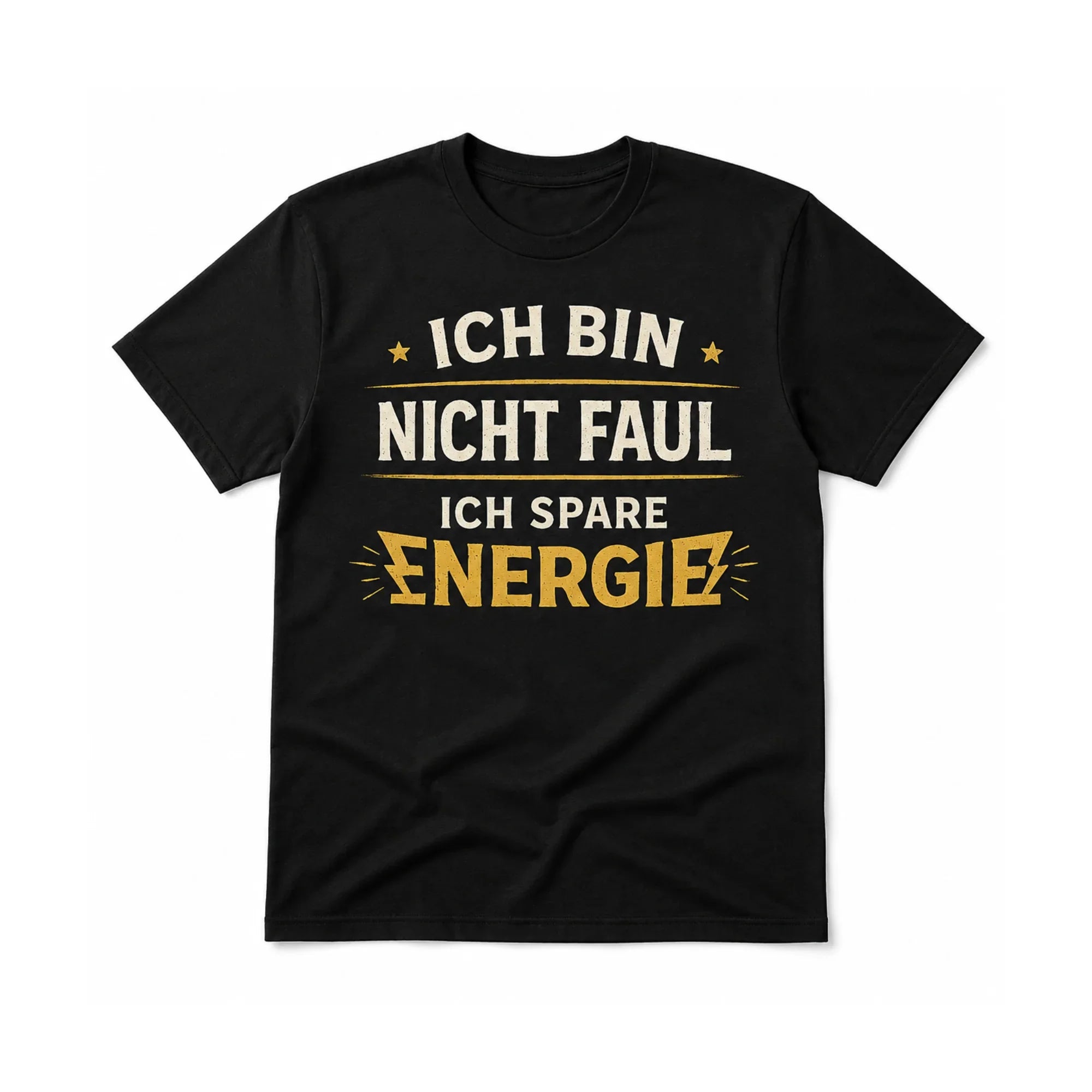 Ich bin nicht faul, ich spare Energie | Lustiges Sprüche Shirt