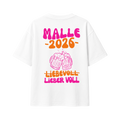 Malle 2026 T-Shirt "Lieber voll" – Lustiges Mallorca Partyshirt